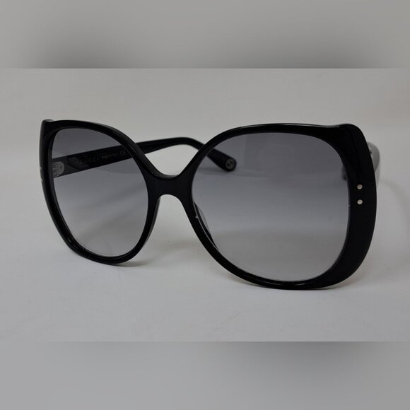Gucci Nero Sunglasses Oversized Square Frame Black Gray GG0472SA 001 56-17-145 - Picture 12 of 15